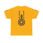 ST Starship Mandala Tee — Geometric Star Trek–Inspired Graphic T-Shirt