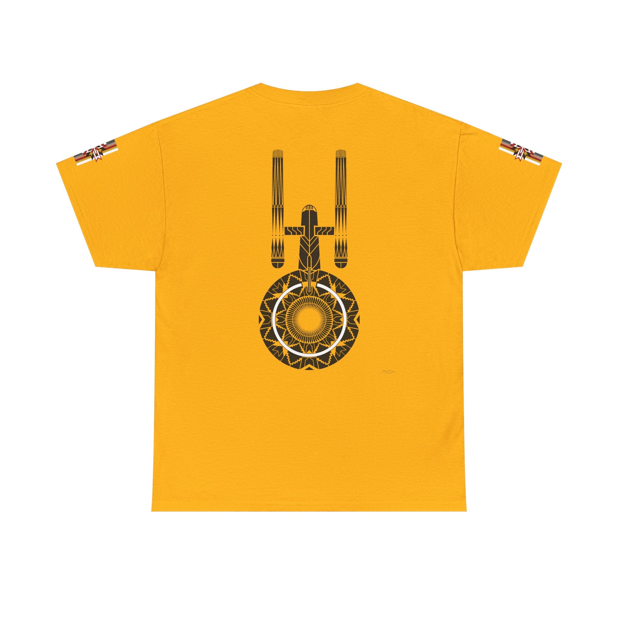 ST Starship Mandala Tee — Geometric Star Trek–Inspired Graphic T-Shirt