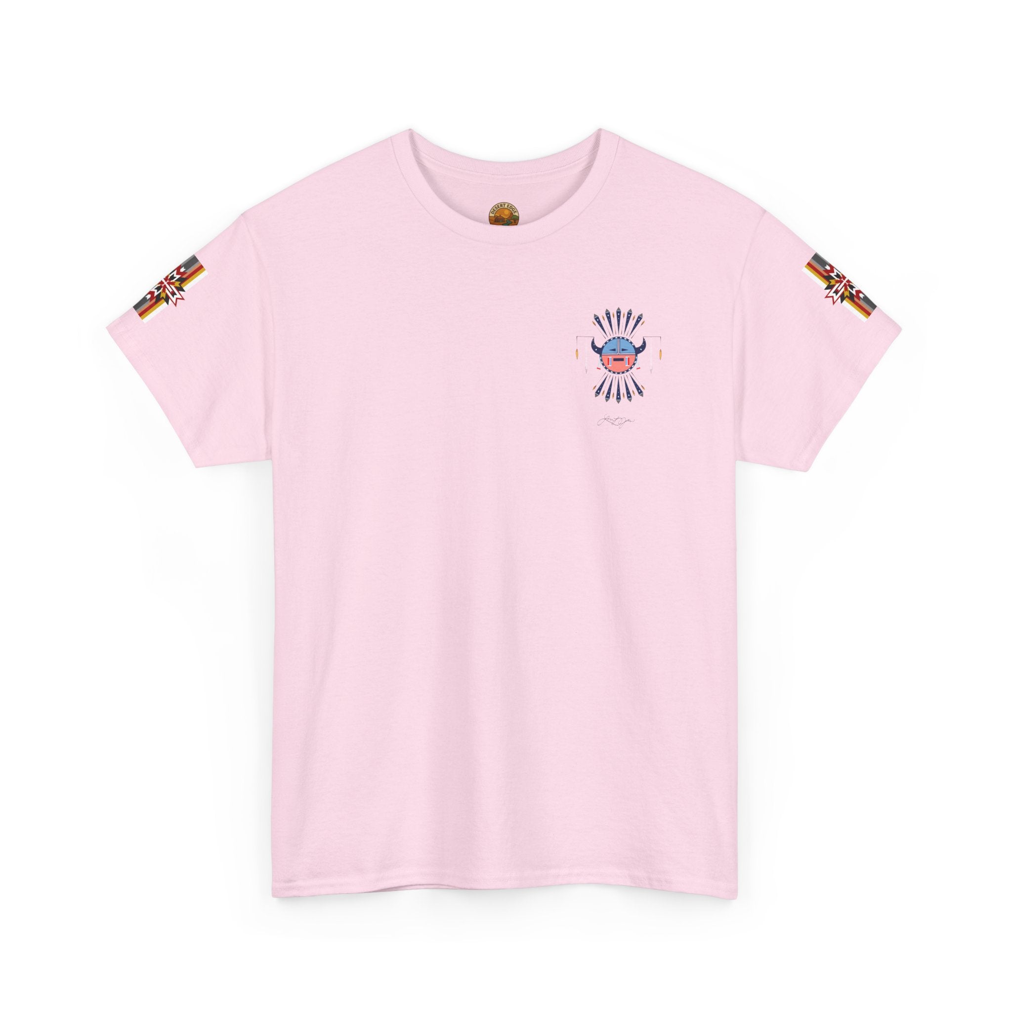 Navajo Moon Crest Tee — Retro Tribal Graphic T-Shirt