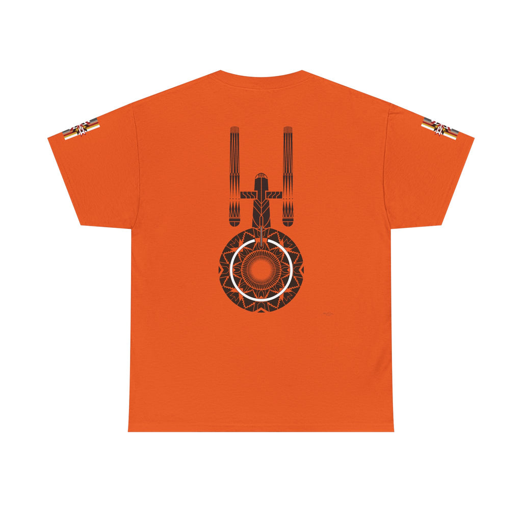 ST Starship Mandala Tee — Geometric Star Trek–Inspired Graphic T-Shirt