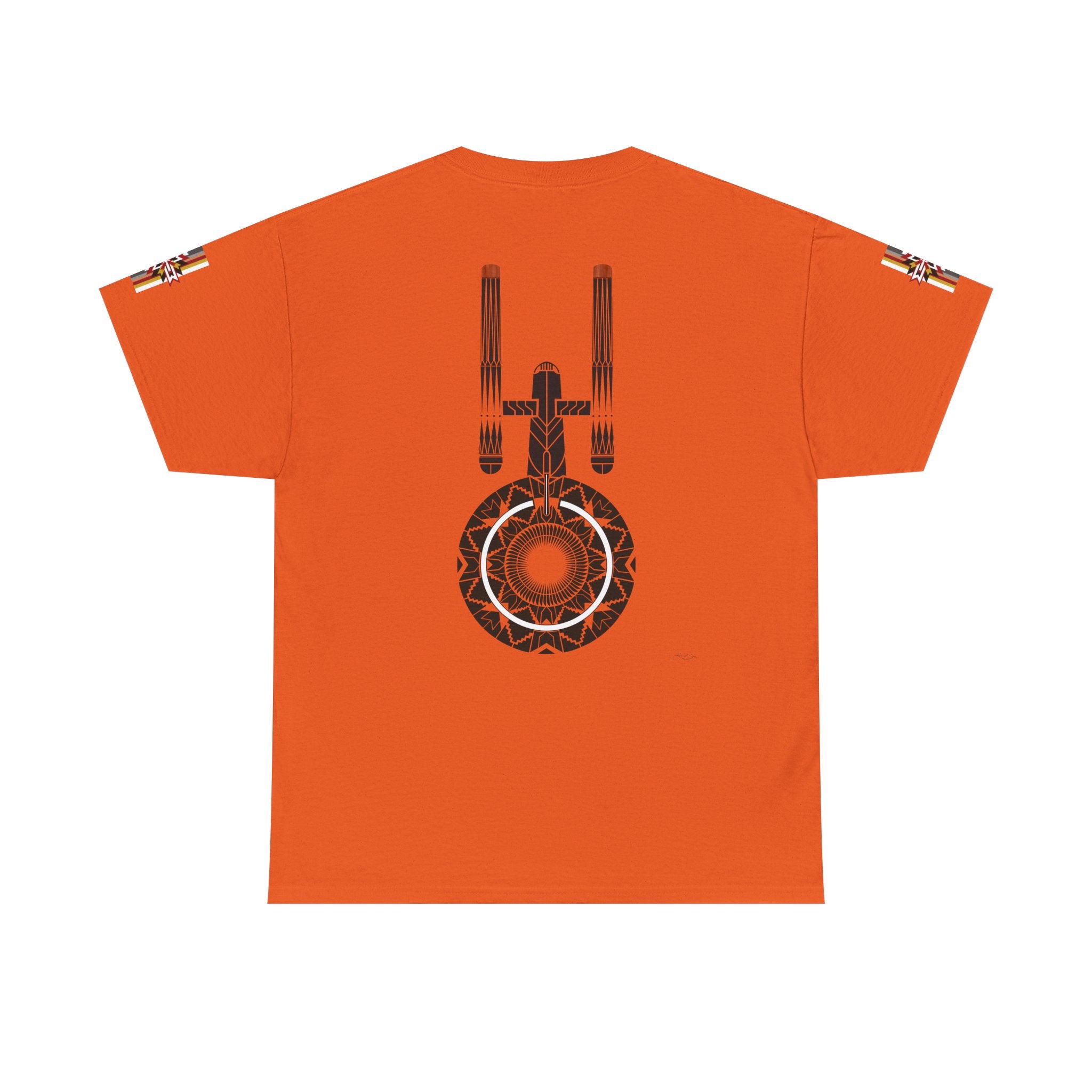 ST Starship Mandala Tee — Geometric Star Trek–Inspired Graphic T-Shirt